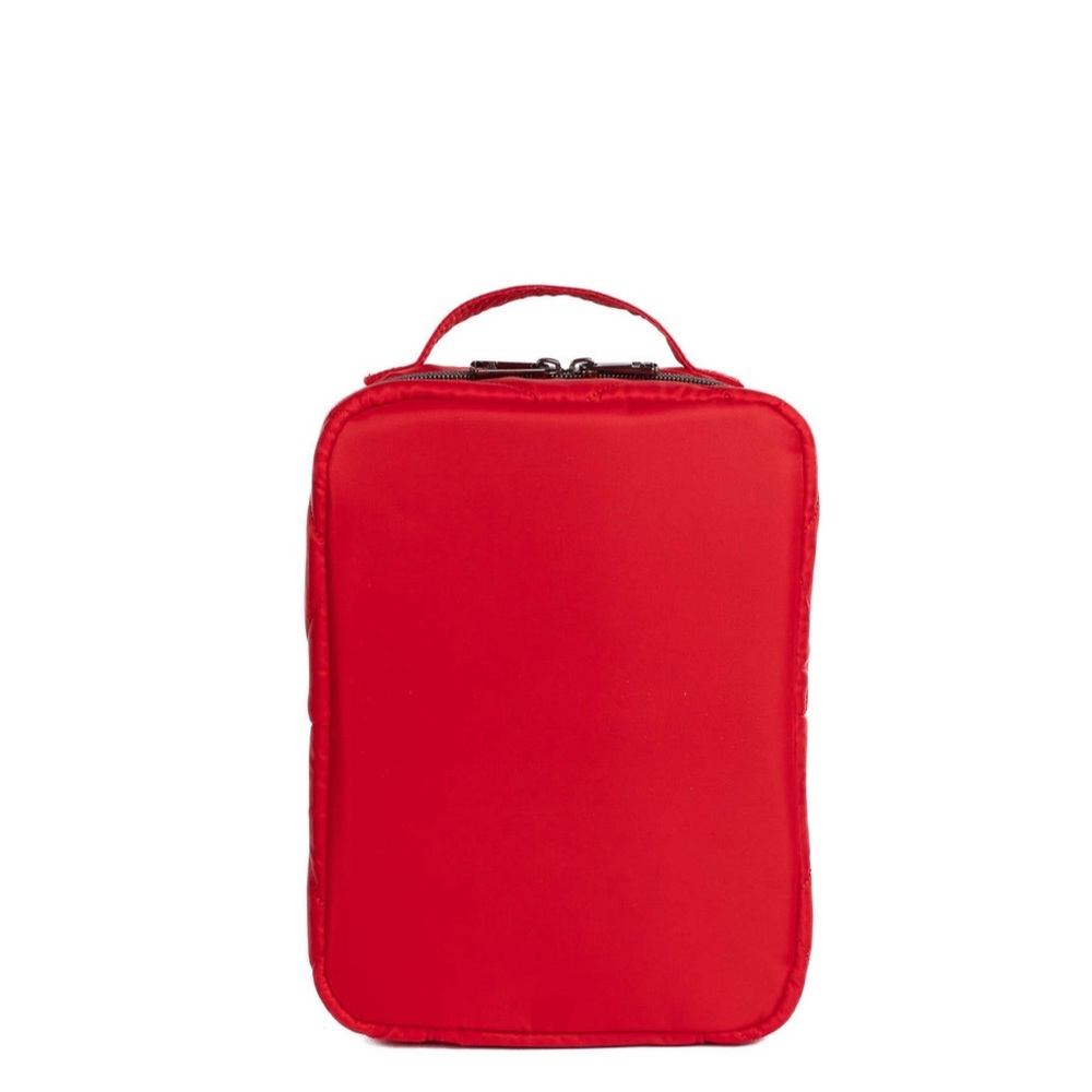 Lug Wingback Hanging Toiletry Case NWT Poppy Red - Picture 4 of 7